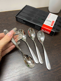 Ложки чайные Alessi (IKEA), нержавеющая сталь. В коробке 4шт. Цена за 4шт. Картинка 3